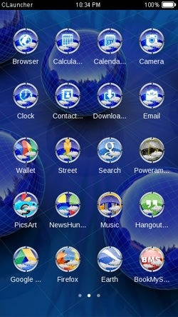 Marbles CLauncher Android Theme Image 2