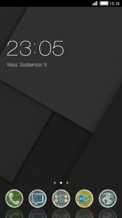 Dark CLauncher Android Theme Image 1