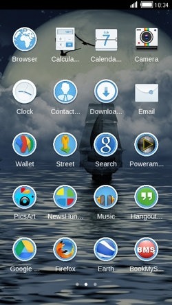 Ship CLauncher Android Theme Image 2
