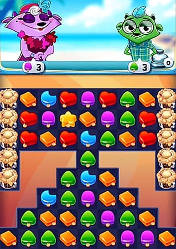 Tropical Treats: Ice Cream Blast. Free Match 3 Android Game Image 2