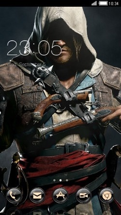 Assassin CLauncher Android Theme Image 1