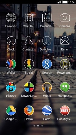 City CLauncher Android Theme Image 2