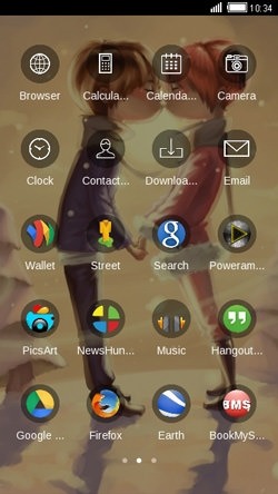 Friends CLauncher Android Theme Image 2