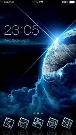 Planet CLauncher Android Theme Image 1