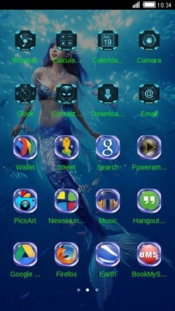 Mermaid CLauncher Android Theme Image 2