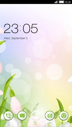 Sundrop CLauncher Android Theme Image 1