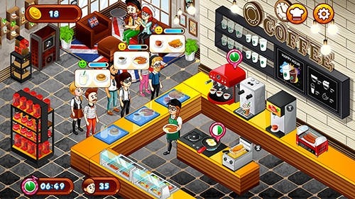 Cafe Panic: Cooking Restaurant Android Game Image 2