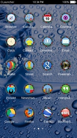 Ice Cube CLauncher Android Theme Image 2