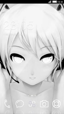 Anime CLauncher Android Theme Image 1