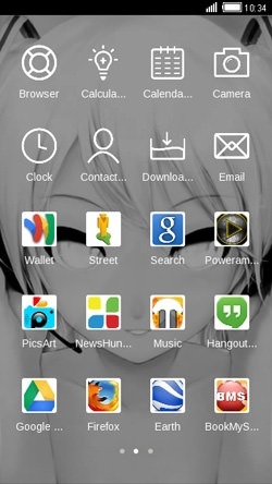 Anime CLauncher Android Theme Image 2