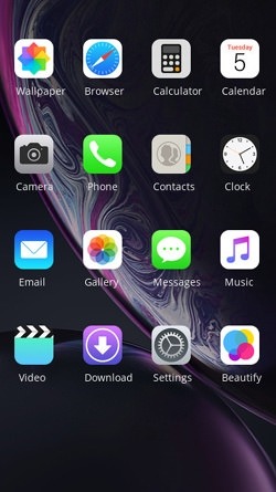 iPhone XR CLauncher Android Theme Image 2