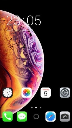 iPhone XS CLauncher Android Theme Image 1