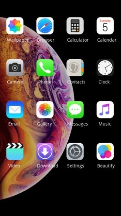 iPhone XS CLauncher Android Theme Image 2