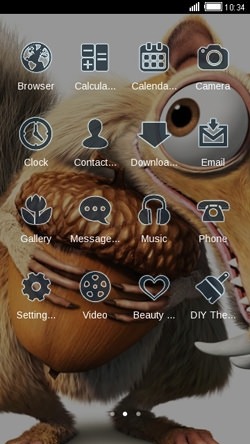 Ice Age Scrat CLauncher Android Theme Image 2