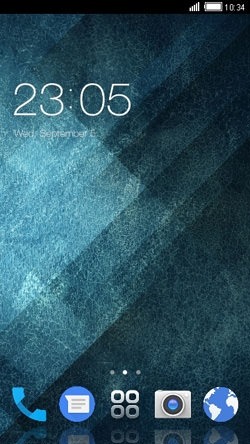 Blue Abstract CLauncher Android Theme Image 1