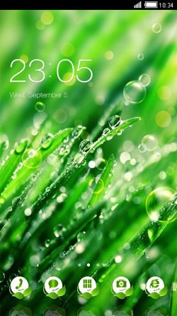 Dew Drops CLauncher Android Theme Image 1