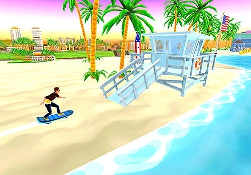 Uphill Rush Santa Monica Bay Android Game Image 4