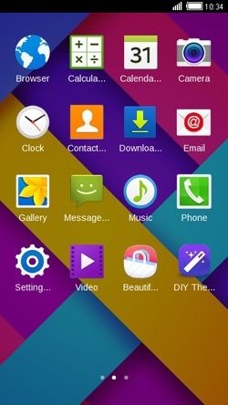 Colorful Strips CLauncher Android Theme Image 2