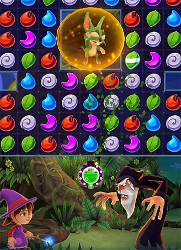 Beswitched Magic Puzzle Match Android Game Image 2