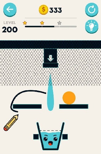 Fill The Glass: Drawing Puzzles Android Game Image 2