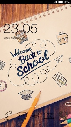 Back To School CLauncher Android Theme Image 1