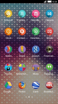 Fantasy Love CLauncher Android Theme Image 2