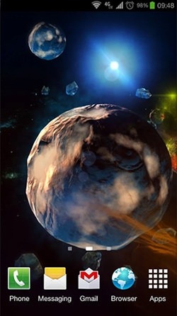 Deep Space 3D Android Wallpaper Image 2