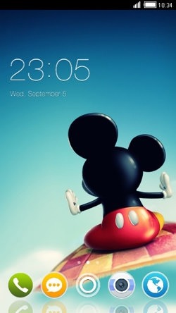 Mickey Mouse CLauncher Android Theme Image 1