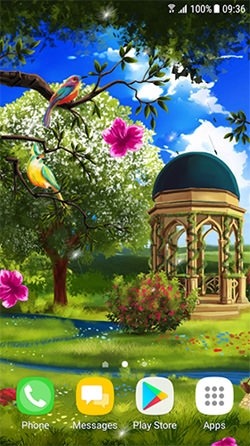 Spring Landscape Android Wallpaper Image 2