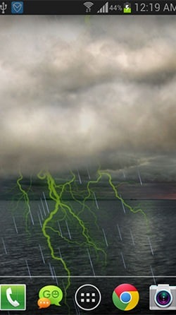 Thunderstorm Android Wallpaper Image 2