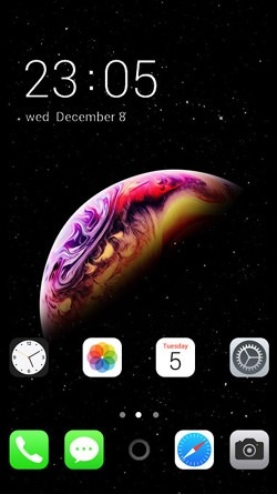 iPhone XS Max CLauncher Android Theme Image 1