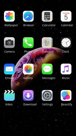 iPhone XS Max CLauncher Android Theme Image 2