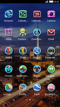 Night City CLauncher Android Theme Image 2