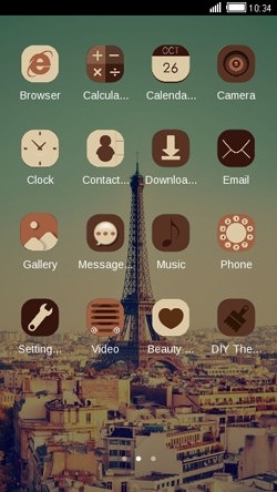 Vintage Paris CLauncher Android Theme Image 2
