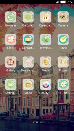 Beautiful City CLauncher Android Theme Image 2