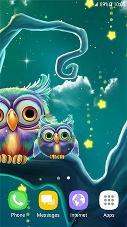 Cute Owls Android Wallpaper Image 2