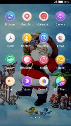 Santa CLauncher Android Theme Image 2
