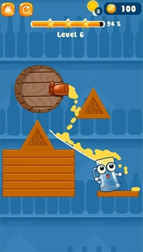 Happy Beer Glass: Pouring Water Puzzles Android Game Image 3