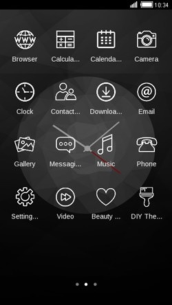 Clock CLauncher Android Theme Image 2