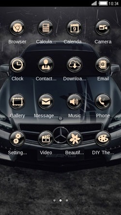 Mercedes CLauncher Android Theme Image 2