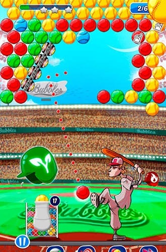Baseball Bubble Shooter: Hit A Homerun Android Game Image 2