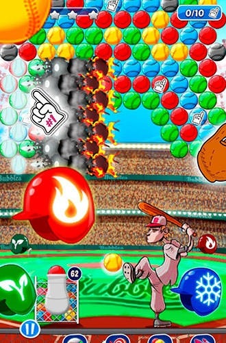 Baseball Bubble Shooter: Hit A Homerun Android Game Image 3