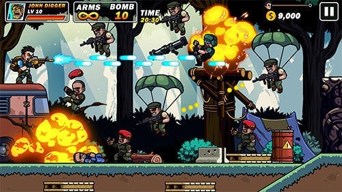 Metal Mercenary: 2D Platform Action Shooter Android Game Image 2