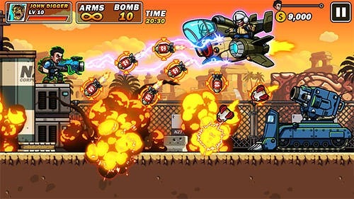 Metal Mercenary: 2D Platform Action Shooter Android Game Image 3