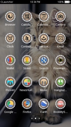 Kitten CLauncher Android Theme Image 2
