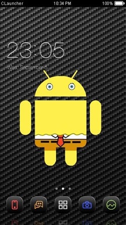 Spongedroid CLauncher Android Theme Image 1