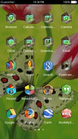Butterfly CLauncher Android Theme Image 2