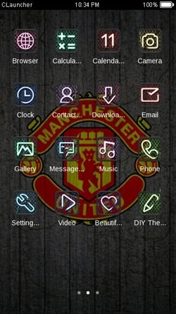 Manchester United CLauncher Android Theme Image 2