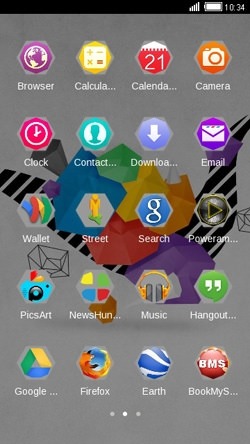 Geometric CLauncher Android Theme Image 2