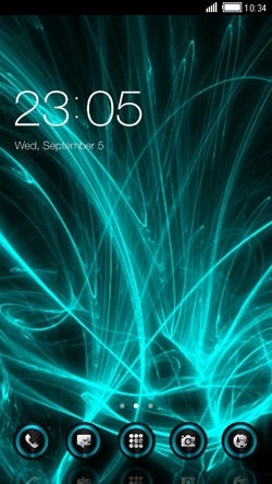 Neon CLauncher Android Theme Image 1